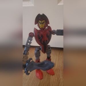 Lego Red and Gray Action Figure